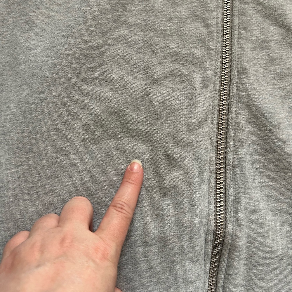 Belstaff Full Zip Sweatshirt Grey 100% Cotton Fleece Casual Sporty Active XXL - Picture 13 of 13
